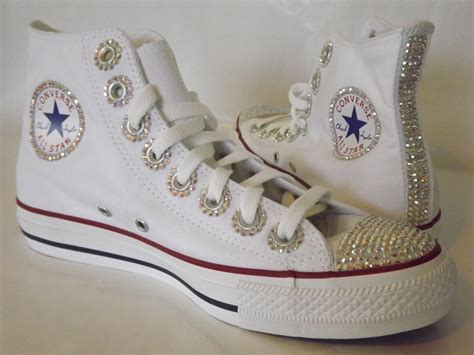 high top bling sneakers.